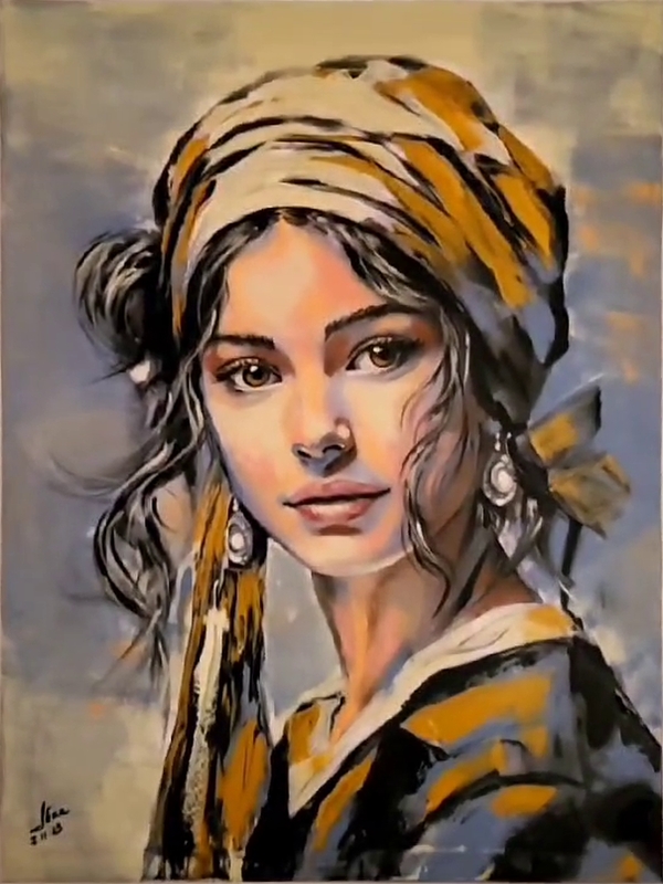 ArteDiAlina.com painting: Intriguing mind